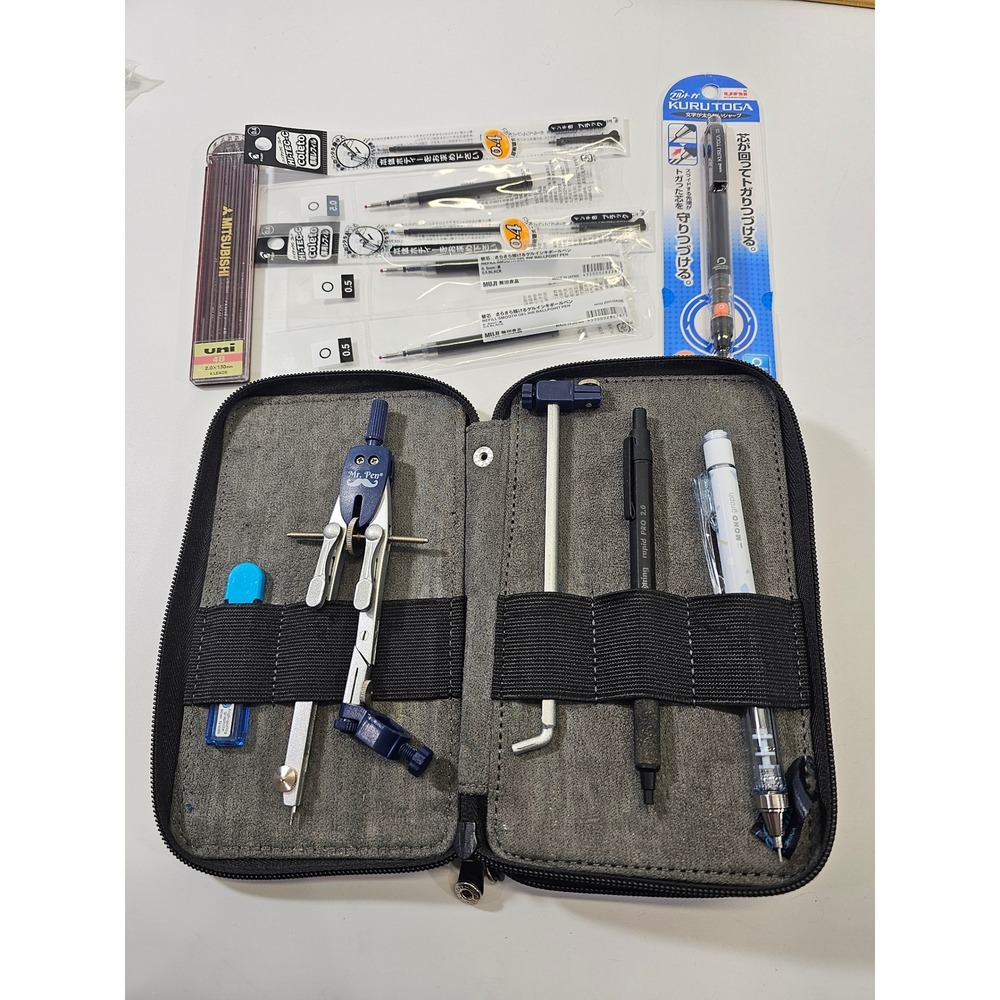 Rotring Rapid Pro 2.0 Uni Kuru Toga Tombow Mono Graph Drafting Stationery Set